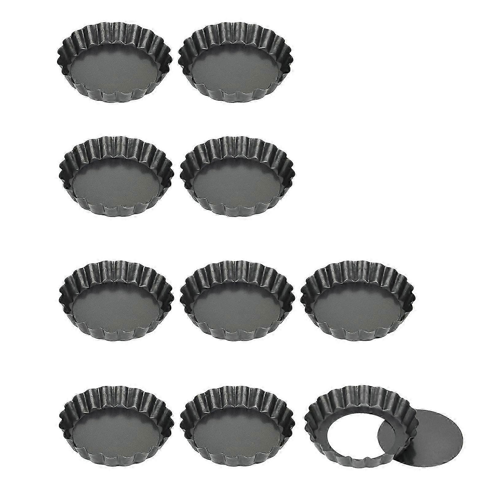 リフティングベース付き、焦げ付き防止コーティング キッシュパン 小10cm 丸型 & マイ