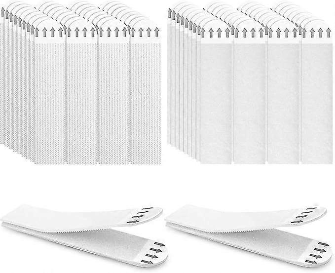 36 Pairs of Picture Hangers Without Drilling, Wall Mounting Without Damage, Picture Hanging Strips, Adhesive Frame Clips for Hanging Frames and Chris