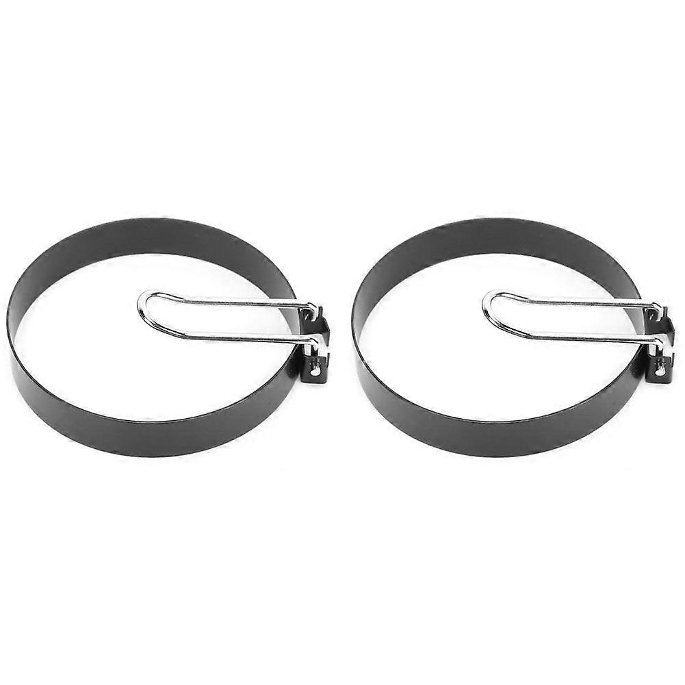 Stainless Steel Egg Frying Ring Mold for Kitchen Use (2PCS)