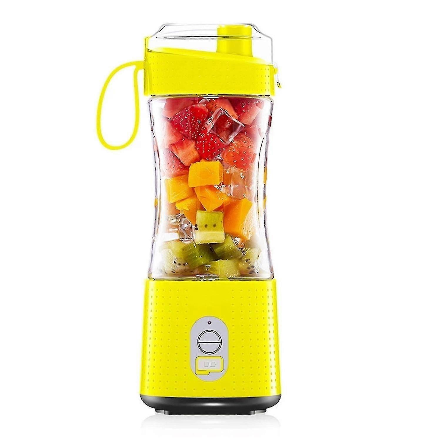 Portable Blender for Shakes and Smoothies with 13 Oz BPA Free Travel Cup and Lid, Durable Stainless