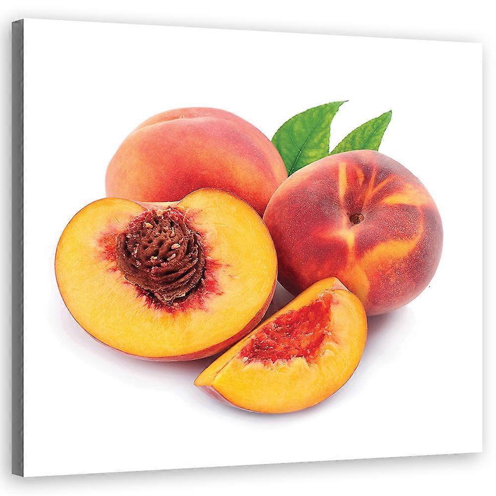 Lienzo, Melocotón de frutas - 40x40