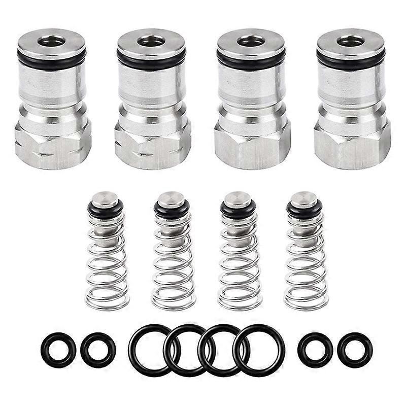 2 Pairs Ball Lock Posts,Stainless Steel Poppets and Springs