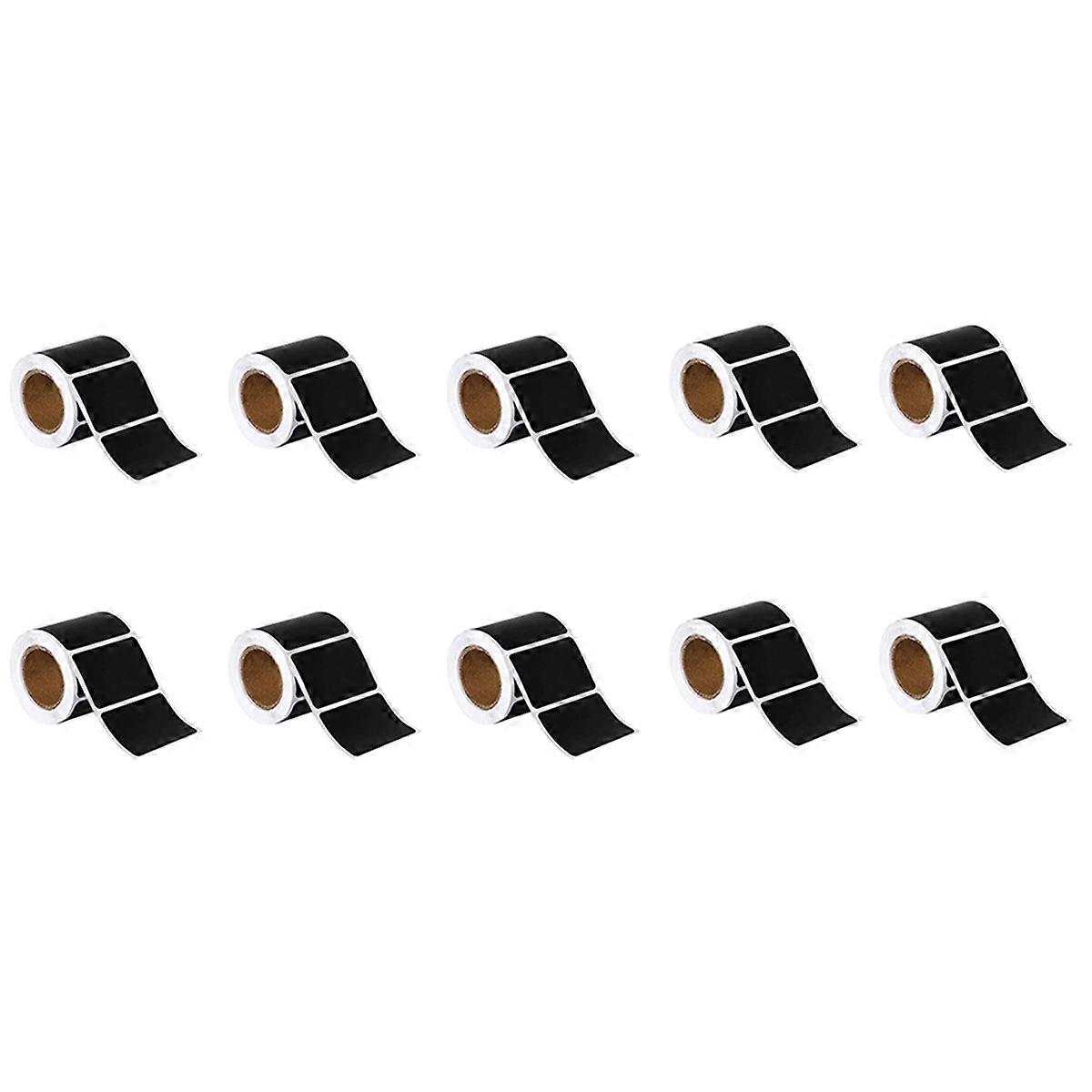 10Roll Chalkboard Labels, Waterproof Black Sticker Label