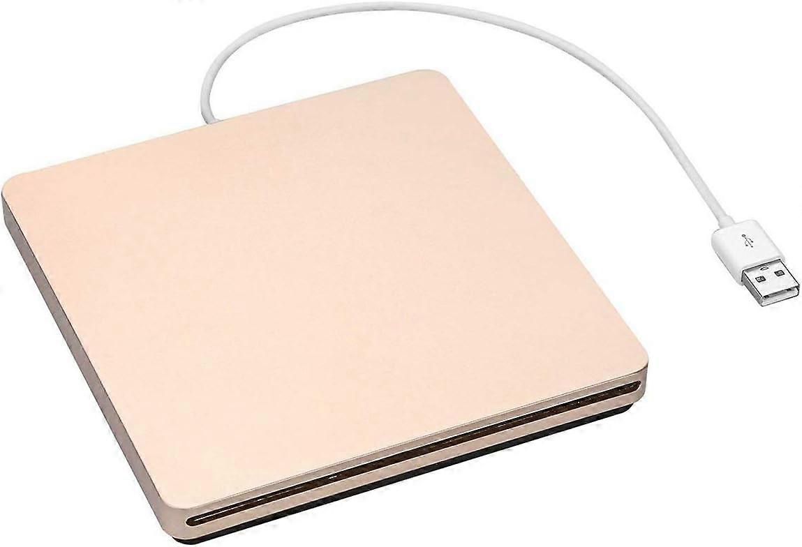 External Usb 2.0 Slot Dvd Drive Vcd Cd Burner Burner Player For Mac Os-Gold