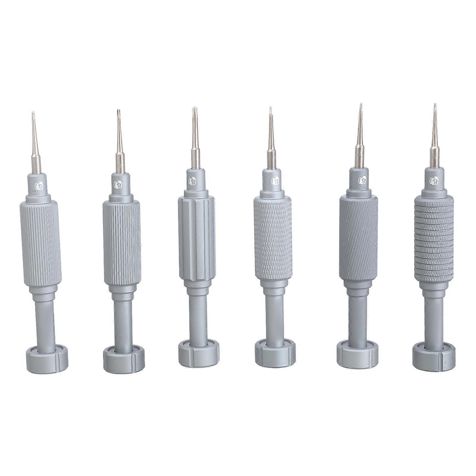 6Piece Screwdriver Kit For Mobile Phone Disassembly Ergonomic Designing And Steel Bits Multiple Function