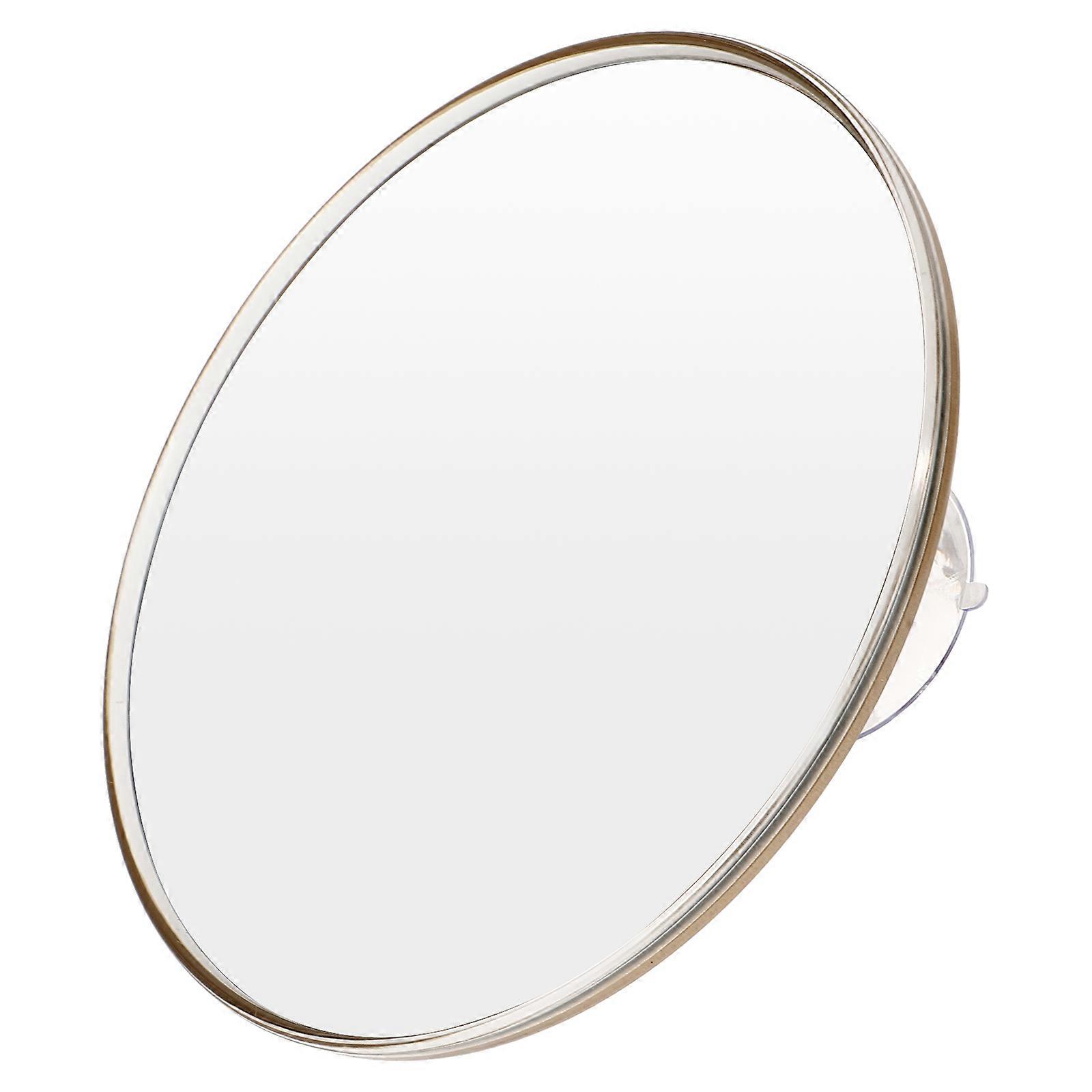 Compact Portable Magnifying Mirror with Suction Cups for Makeup, Shaving & Grooming – Round Elegant Vanity Mirror for Travel & Home Use