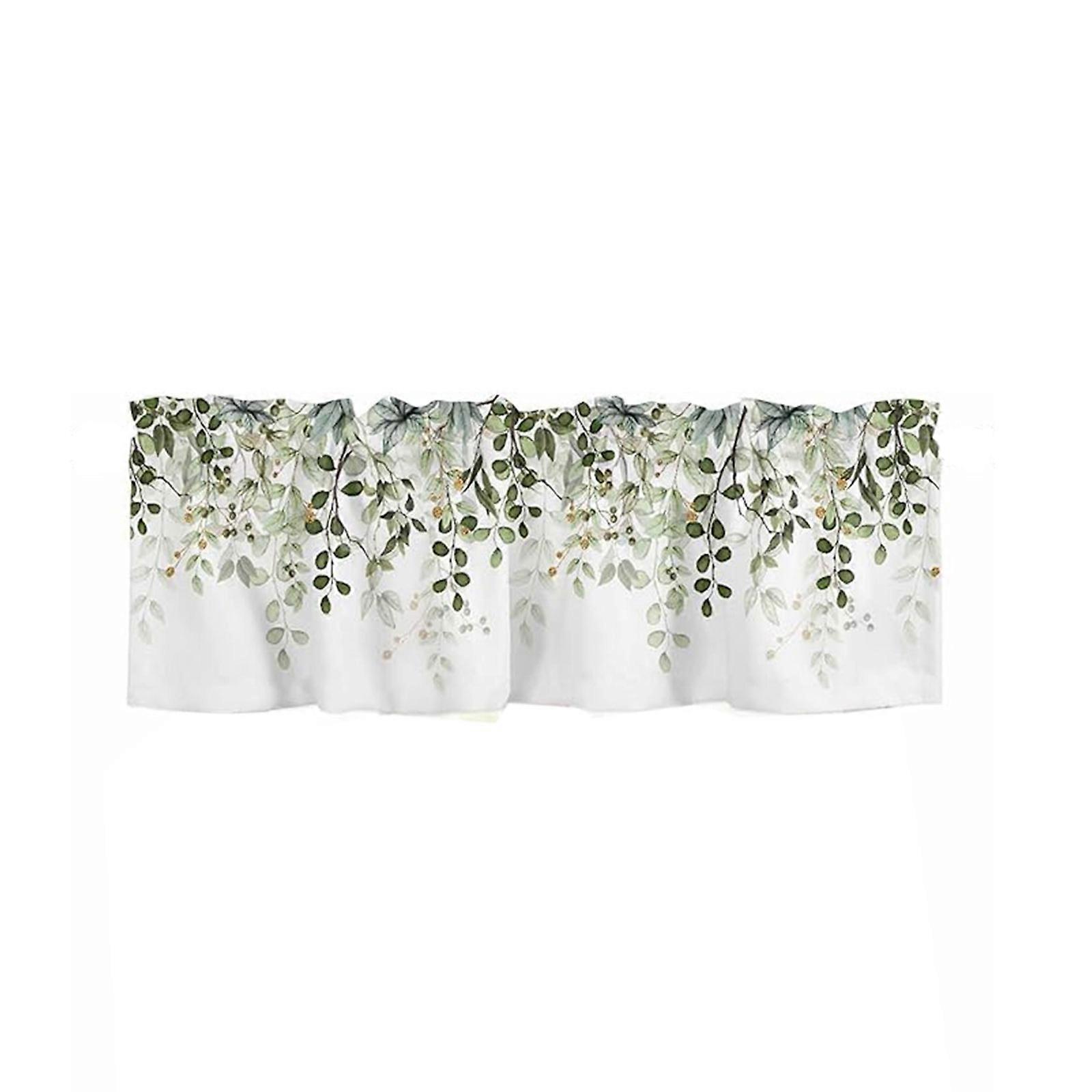 Curtains For Kitchen Thermal Insulated Solid Window Curtain Stone Blue