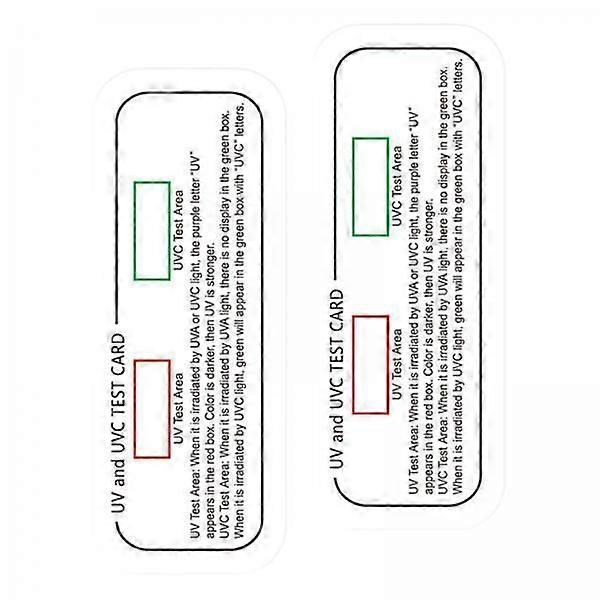High-Quality UVC Light Testing Strips - 6x2 Pack