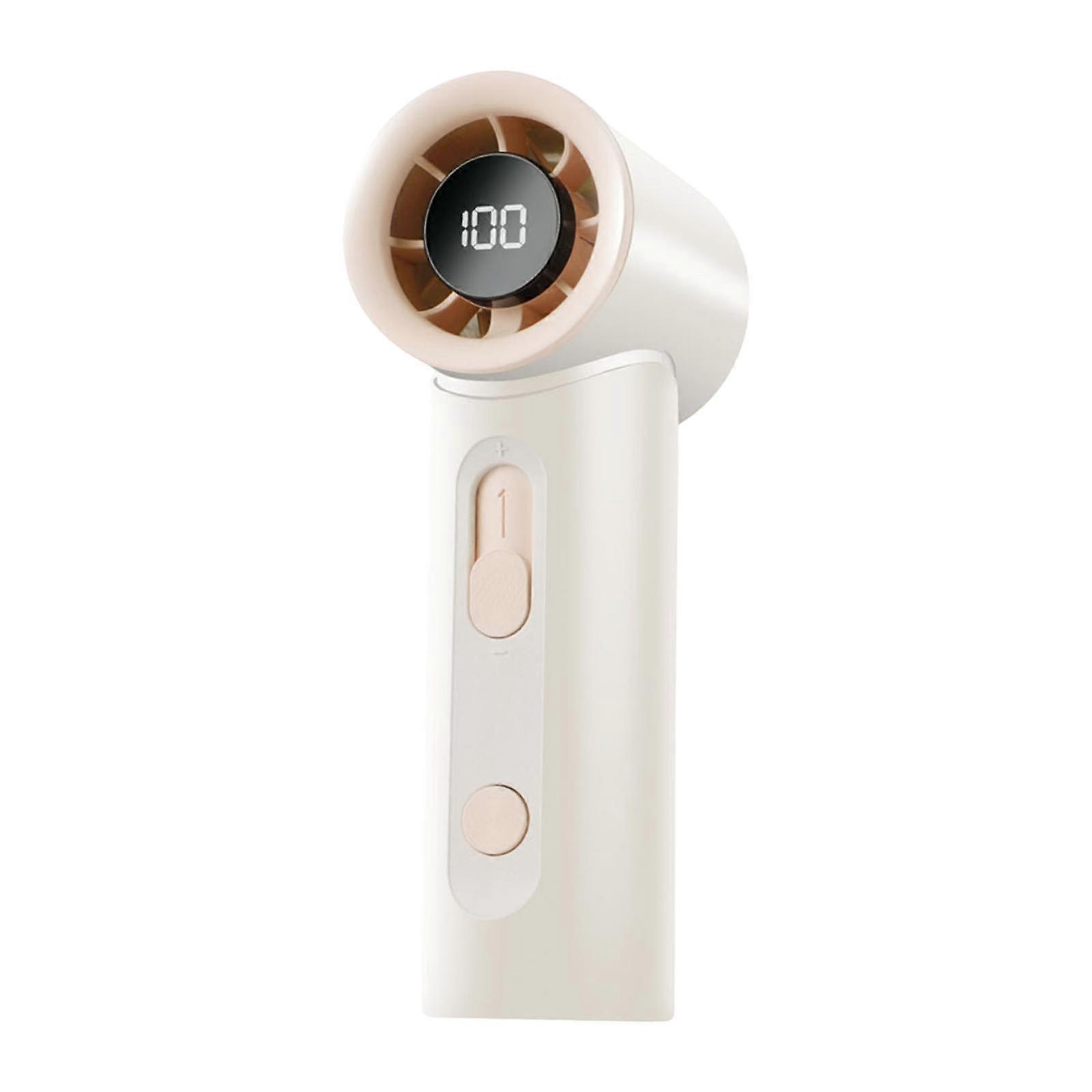Handheld Fan Portable Rechargeable Low Noise Lightweight 1800 mAh Personal Mini