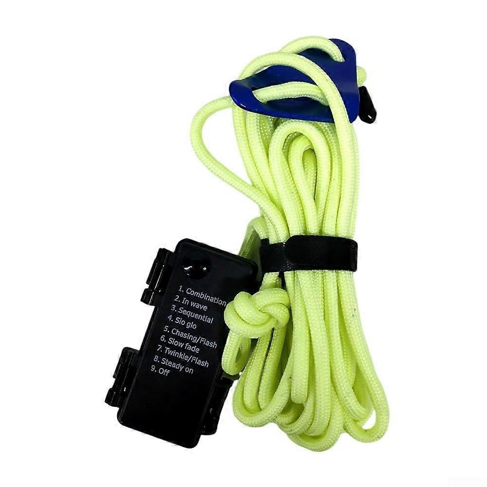 LED Camping Light Strip 300cm with 8 switchable modes for use (300CM Light Yellow)