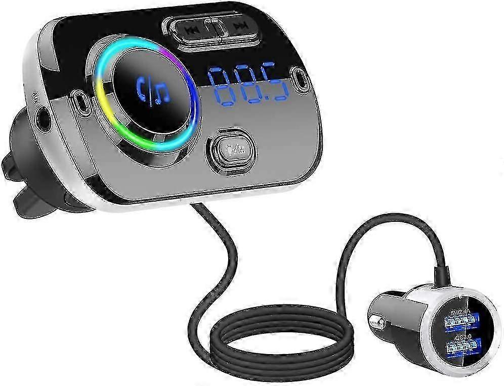 Bluetooth Car Fm Transmitter,bluetooth 5.0 Car Radio Adapter Receiver