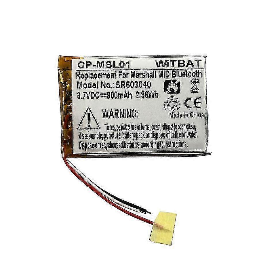 Batterij voor Marshall Mid Bluetooth Headset