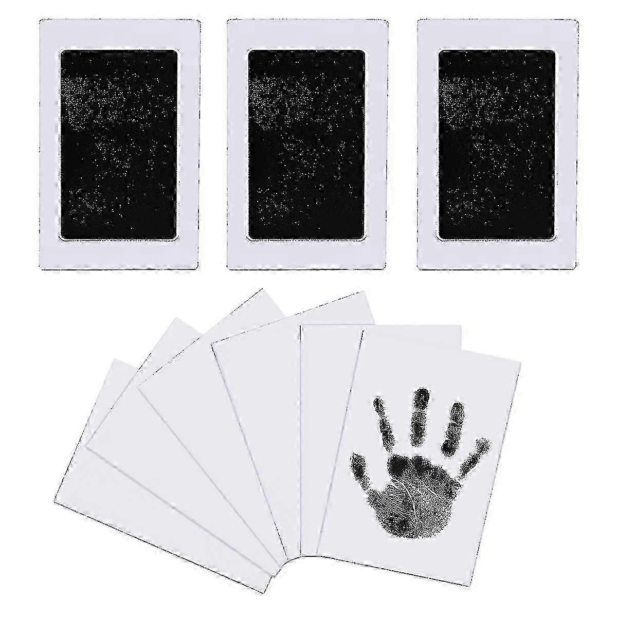 3pcs Handprint and Footprint Set, Safe Non-toxic for Your Child, 9.5*5.7cm Size for Easy Use