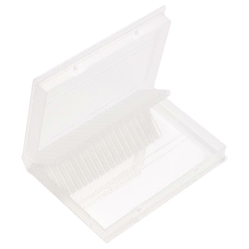 Here's a well structured product description for your **Portable Nail Drill Bit Storage Box with Lid**:
### **Portable Nail Drill Bit Storage Box