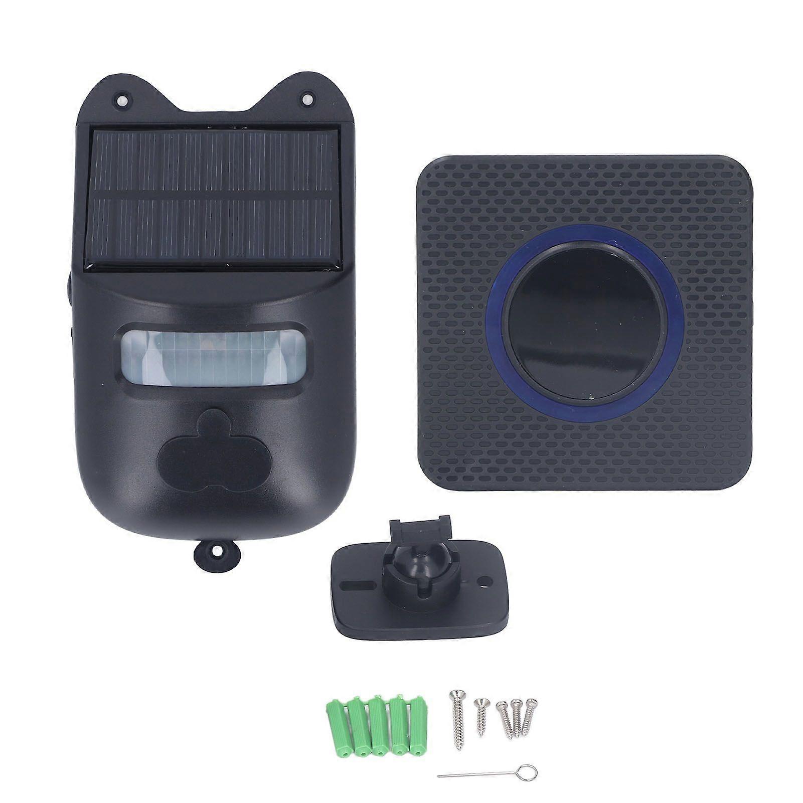 High quality  Solar infrared intelligent induction wireless welcome alarm (the