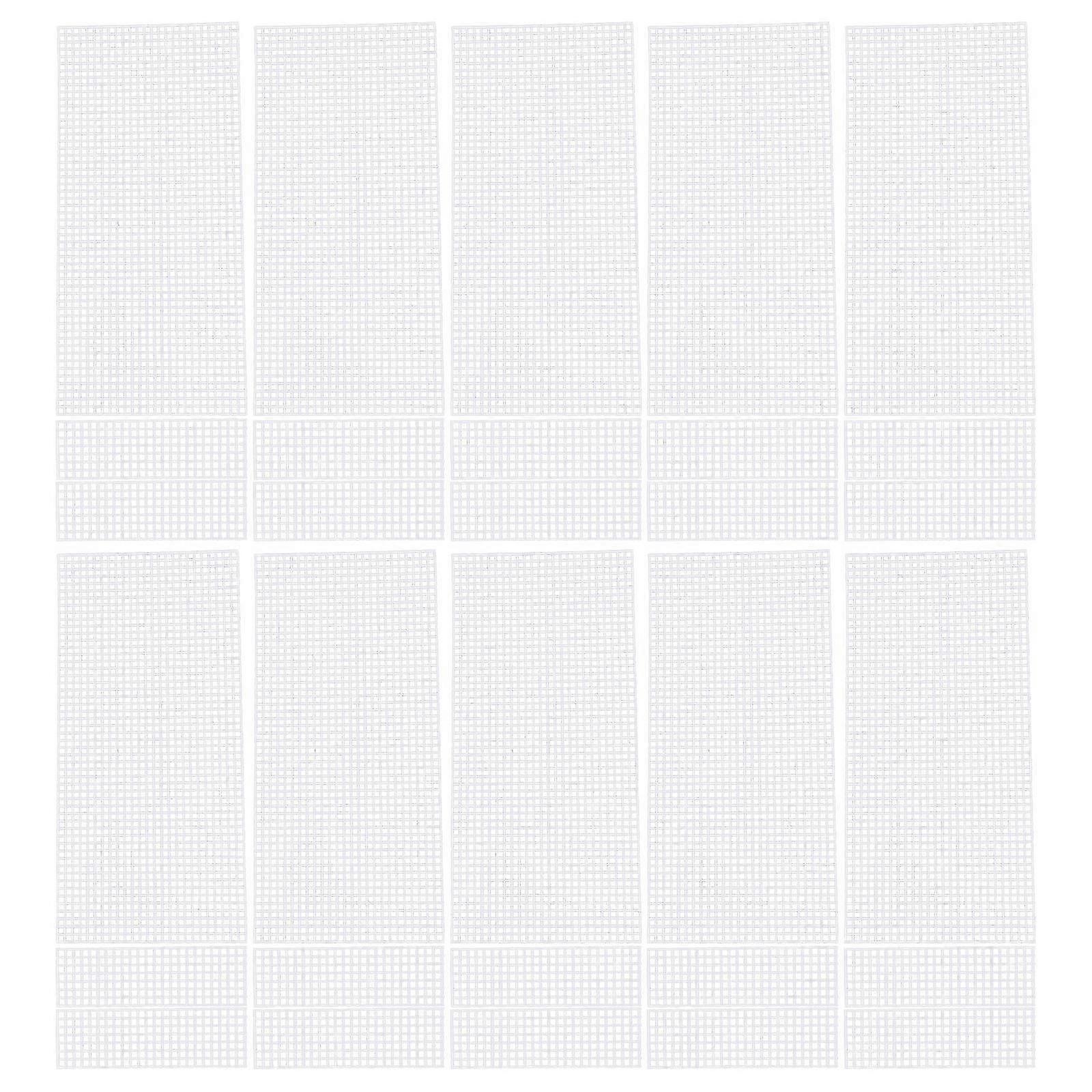 2025 10pcs Plastic Mesh Sheets DIY Bag Mesh Sheets DIY Knitting Bag Material