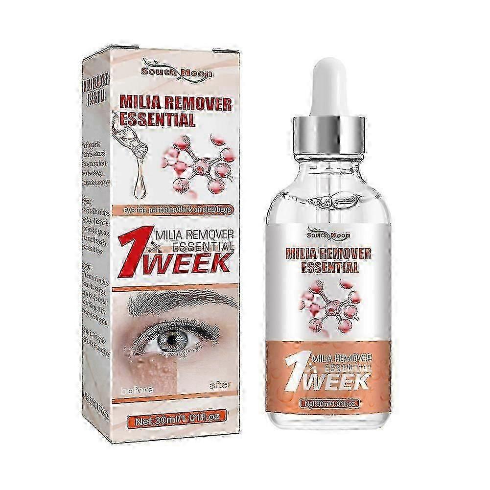 30ml Milia Remover Essential Remove Fat Particles Dark Circles Reduce Edema Eye Bags Fade Fine Lines Firming Lifting Eye Serum