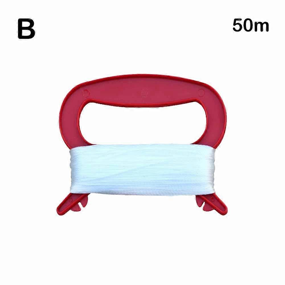 Handle color random 50 (B) $ Kite wheel line flying tool flying equipment children's kite kite wheel line