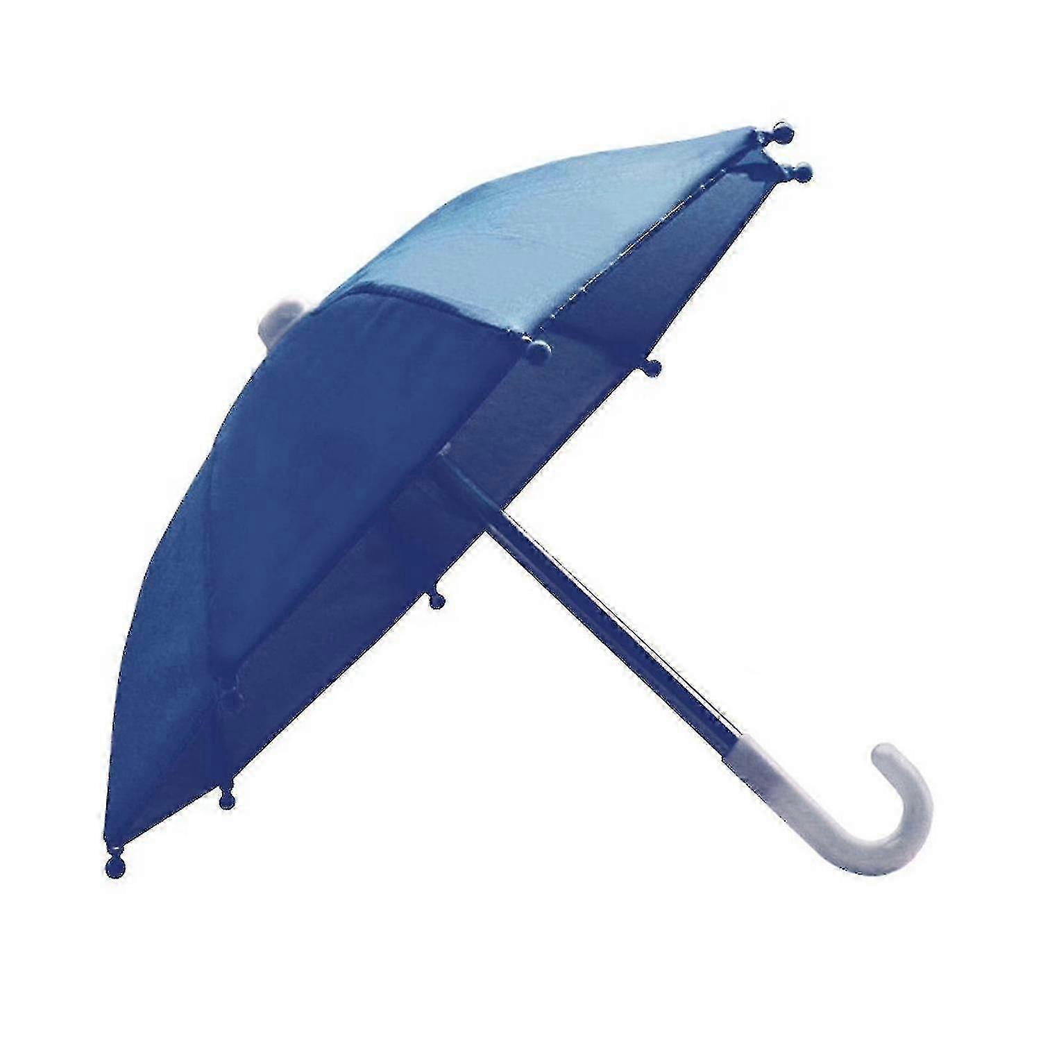 Portable Mini Umbrella for Outdoor Use, Waterproof Phone Protection Umbrella with Charming Doll Design