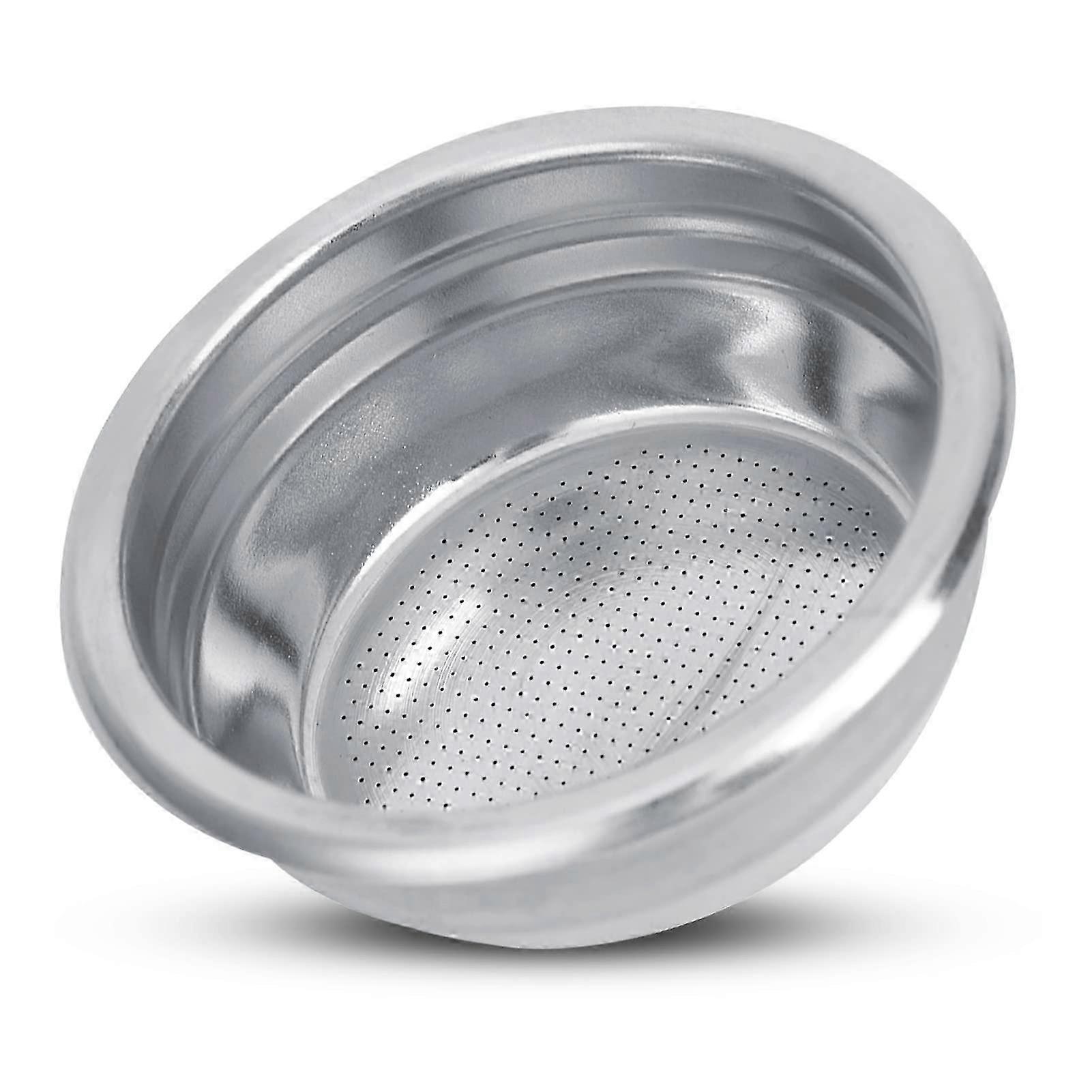 58mm Bottomless Stainless Steel Filter Basket for 2 Cups, Compatible with Specific Espresso Machines