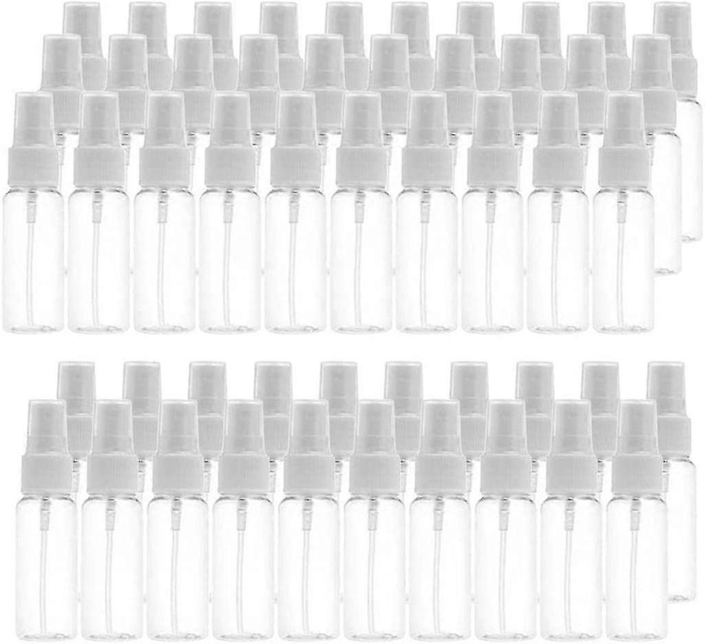 50-pack 30 ml tomma sprayflaskor med fin dimma, klara reseparfymflaskor