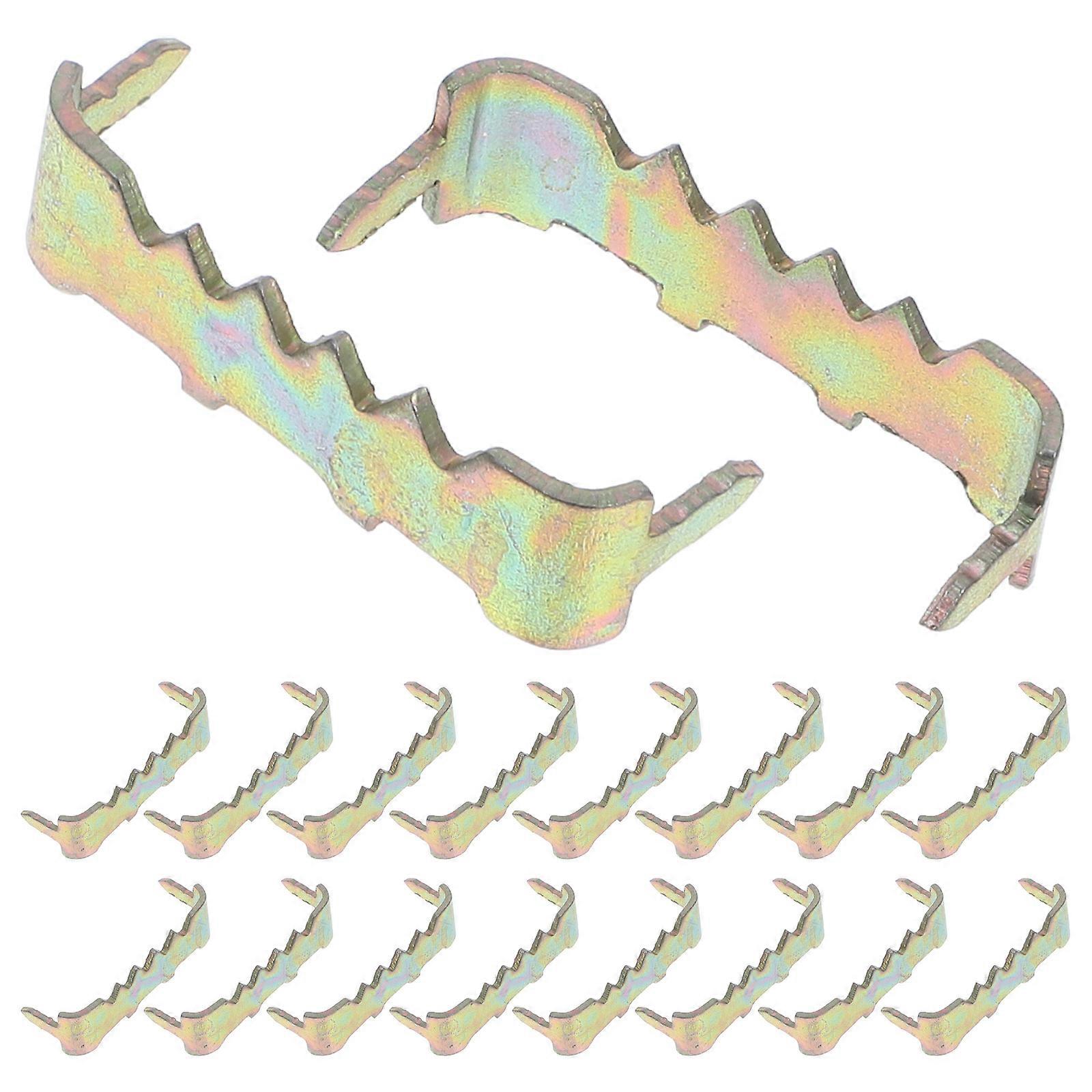 100pcs No Nails Picture Hanging Kits with Plated Hooks for Wood and Frames Easy Installation Versatile Hangers for Home Decor and Art Displays