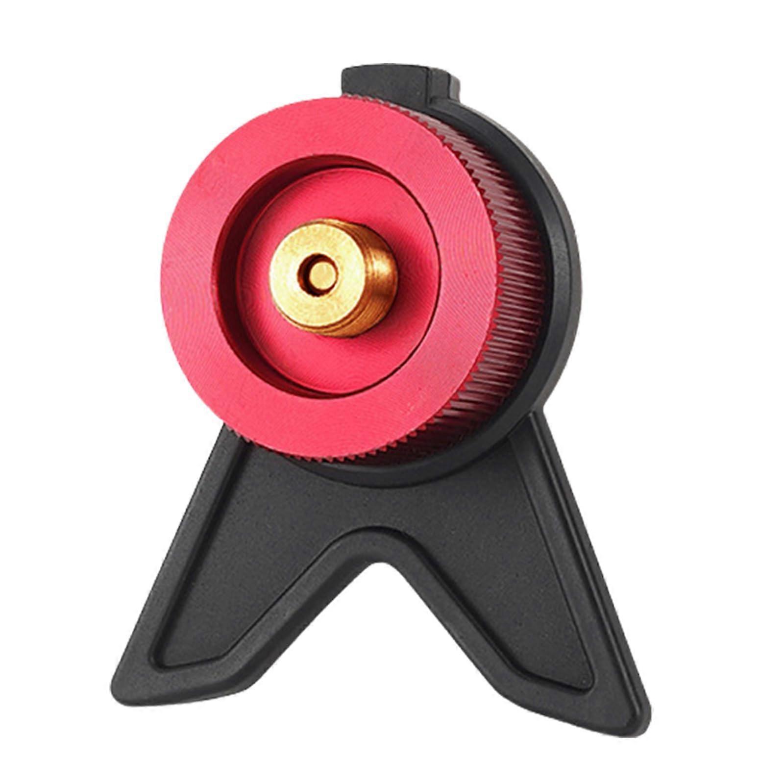Outdoor Stove Camping Converter Adapter with Fixed Bracket for Butane to Propane Gas Stove Compatibility