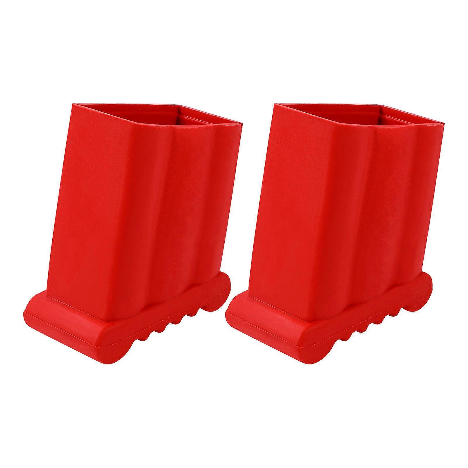 Telescoping Ladder Feet Pads, Durable Rubber Cushions, Safe and Sturdy Protectors