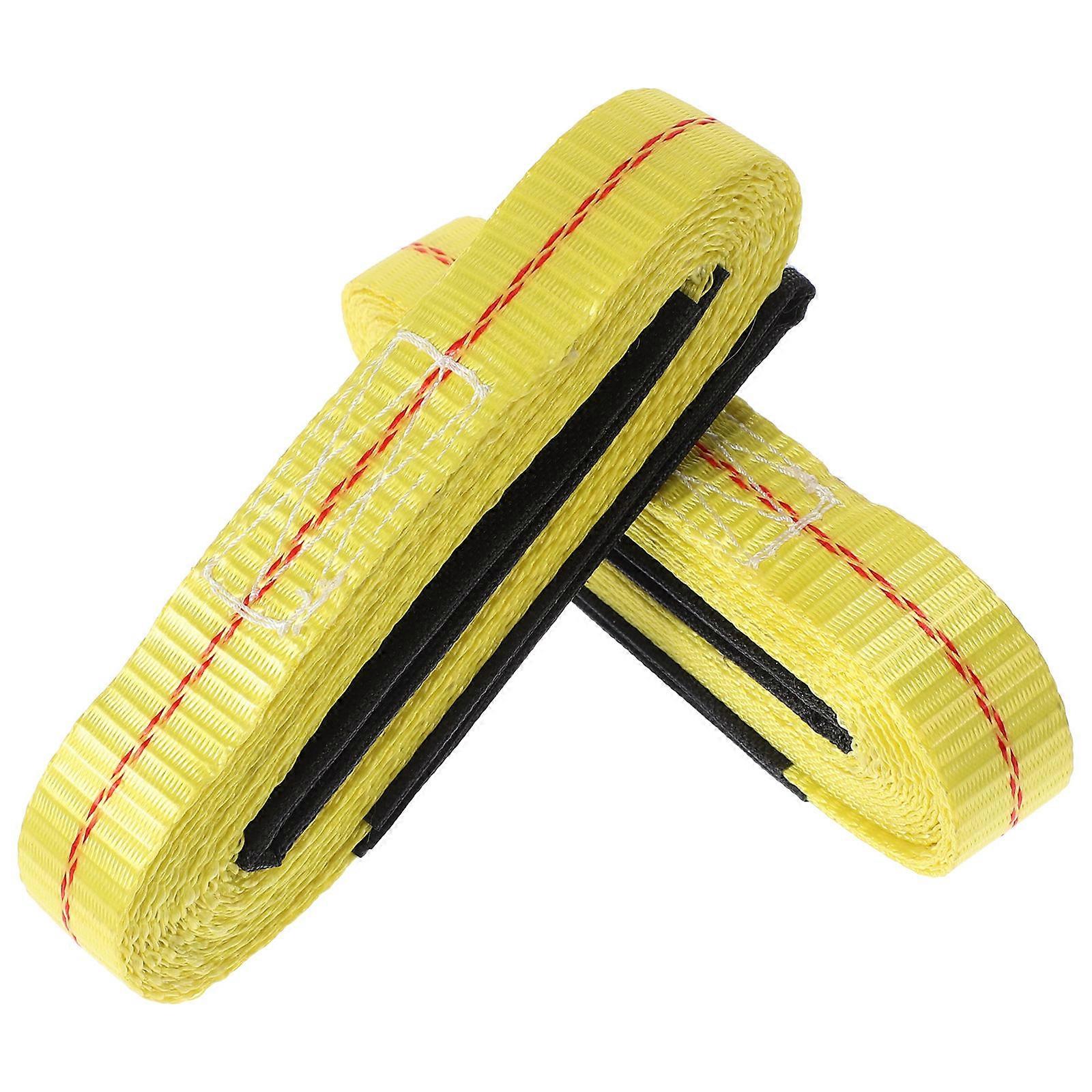 Heavy Duty Lifting Straps Flat Loop Hoist Sling for Furniture Moving Reliable Strength Tow Strap for Versatile Lifting Easy Connection Detachment