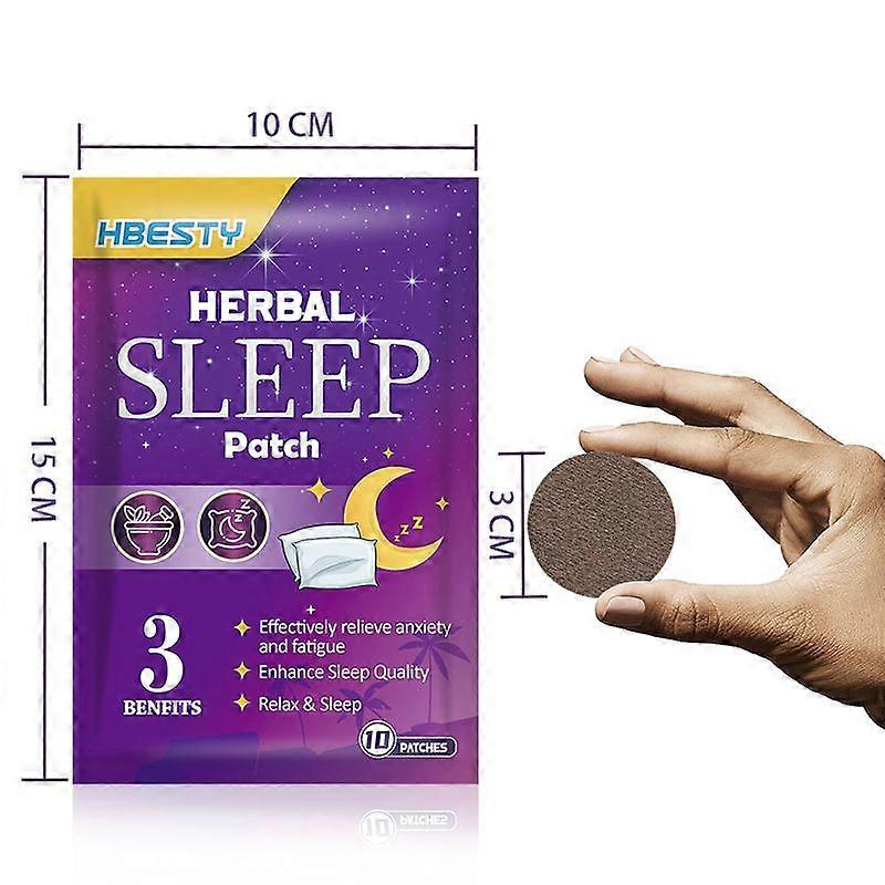Herbal sleeping patch helps with fatigue, difficulty falling asleep and dreaming. Use it a