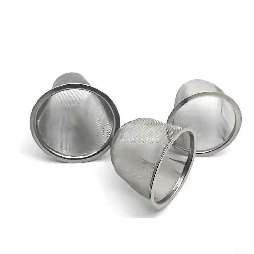 Fine Stainless Steel Tea Strainers Set of 5 for Brewing Loose Leaf Tea and Coffee, Durable and Easy to Clean