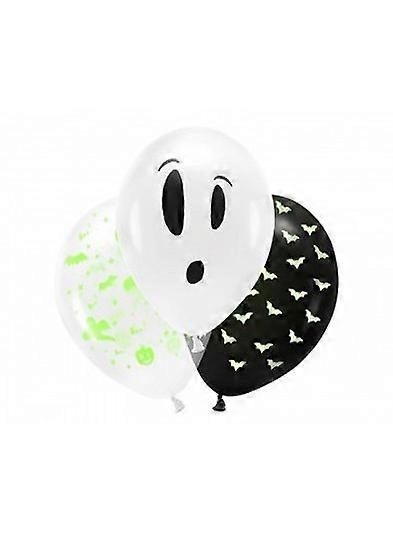 Neon Halloween Latex Balloons 27 cm