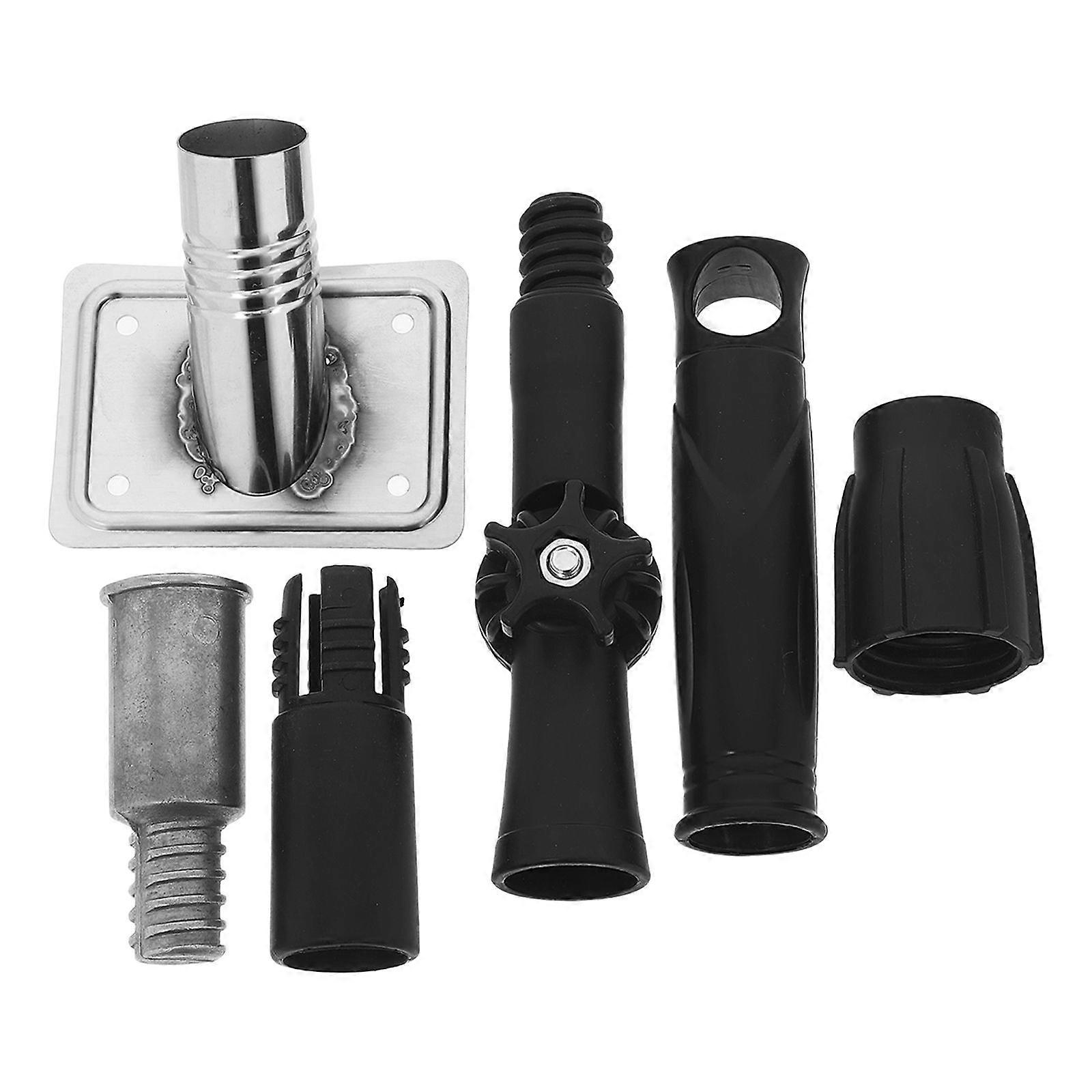 5pcs Replacement Adapter For Extendable Pole With Threaded Tip For Broom Handle And Paint Brush Extension Rod Parts Brush Threaded Fitting