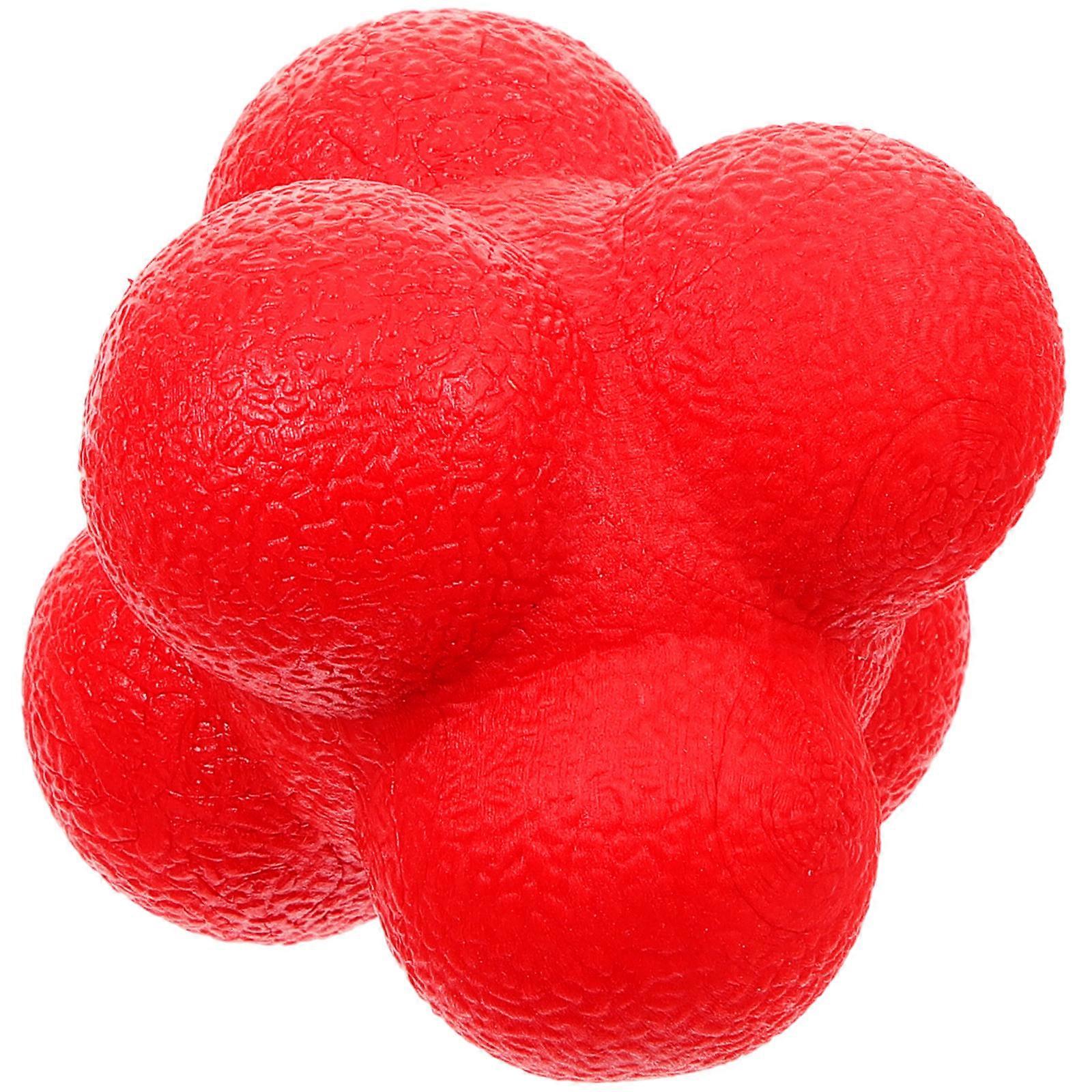 Exercise Fitness Reaction Ball Hexagonal Training Balls Alertness Training Sports Enthusiasts 5.50X5.50X5.50CM 1Set