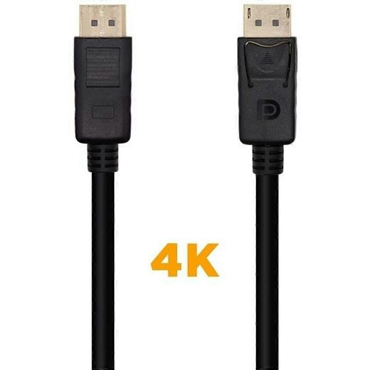 DisplayPort Cable Aisens A124-0388 Black 10 m