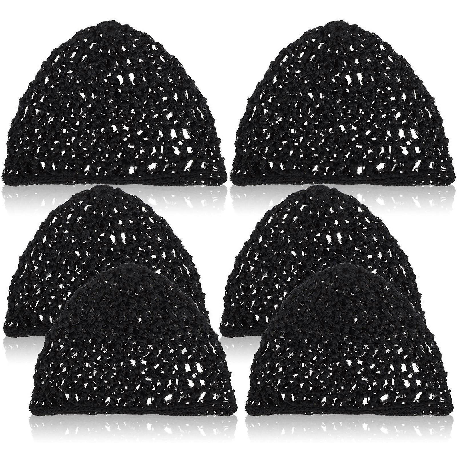 Here's a polished and professional product description based on your input:
**6PCS Mesh Crochet Hair Nets for Women – Thick, Lightweight Hair