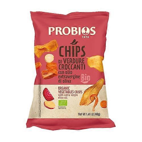 Crispy vegetable chips with extra virgin olive oil 40 g