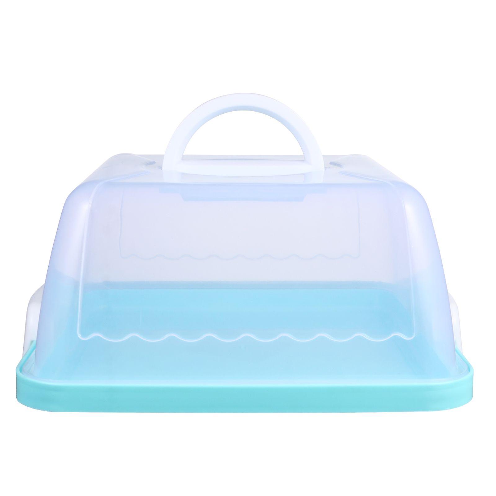 1pc Transparent Cake Box Cake Packaging Boxes Organizer with Lid Cake Container