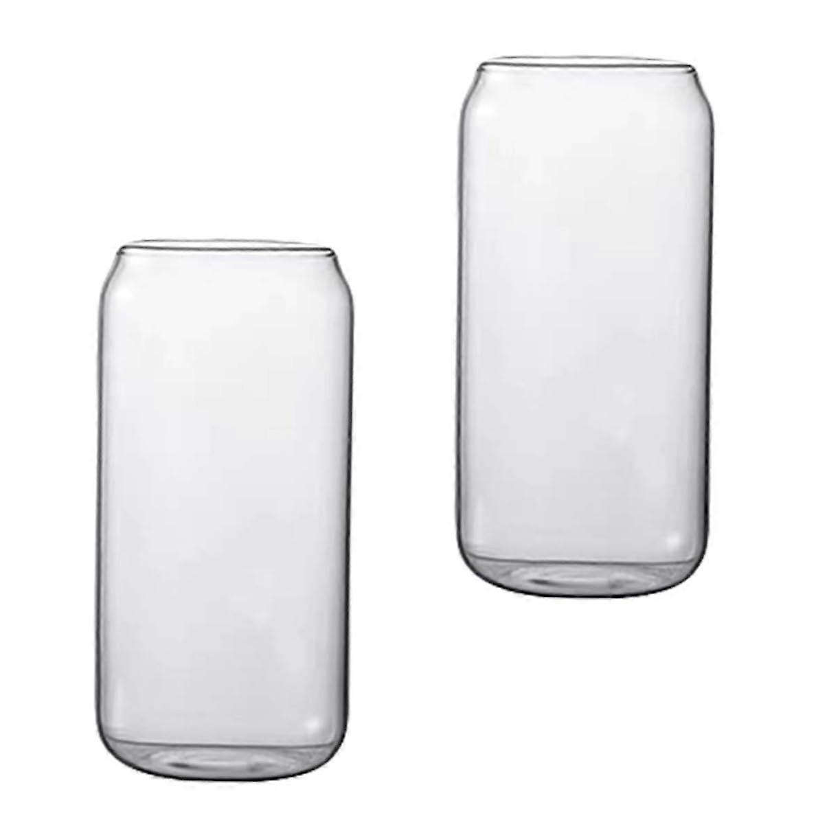 Glass Martini Glasses Set of 2, Clear Reusable Drinking Cups for Cocktails, Fruit Juice, and Cappuccino, 15x6.2cm