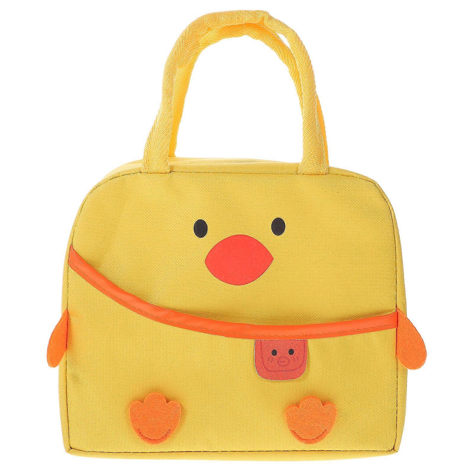 Insulation Lunch Bag Oxford Cloth Lunch Box Storage Bag For Student Lunch Pack 23X13X19CM Zipper Seal 1Set