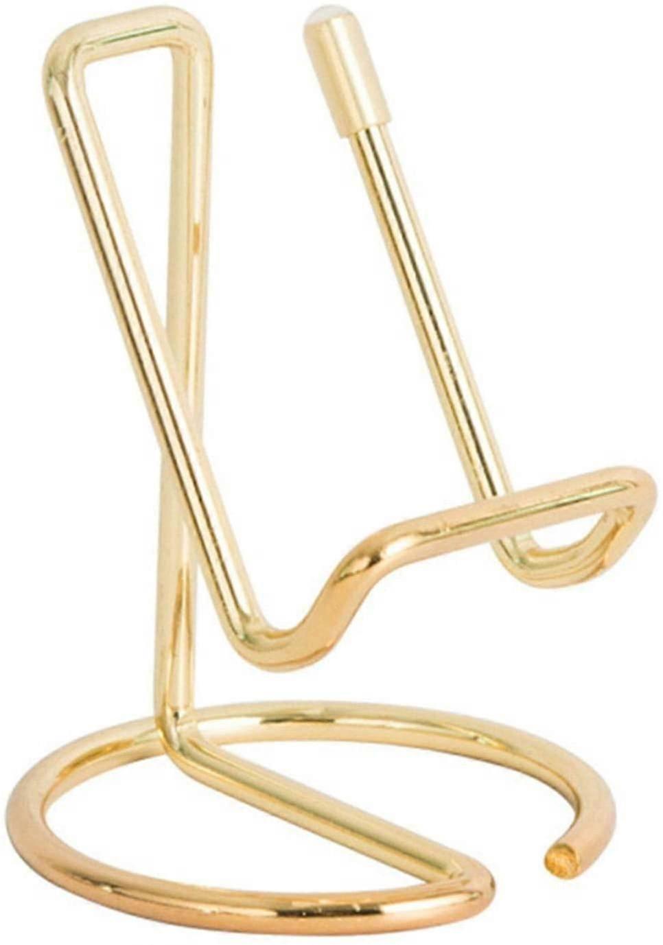 Wrought Iron Phone Stand Creative Multi-Function Reading Stand Portable Desktop Phone Stand,Golden