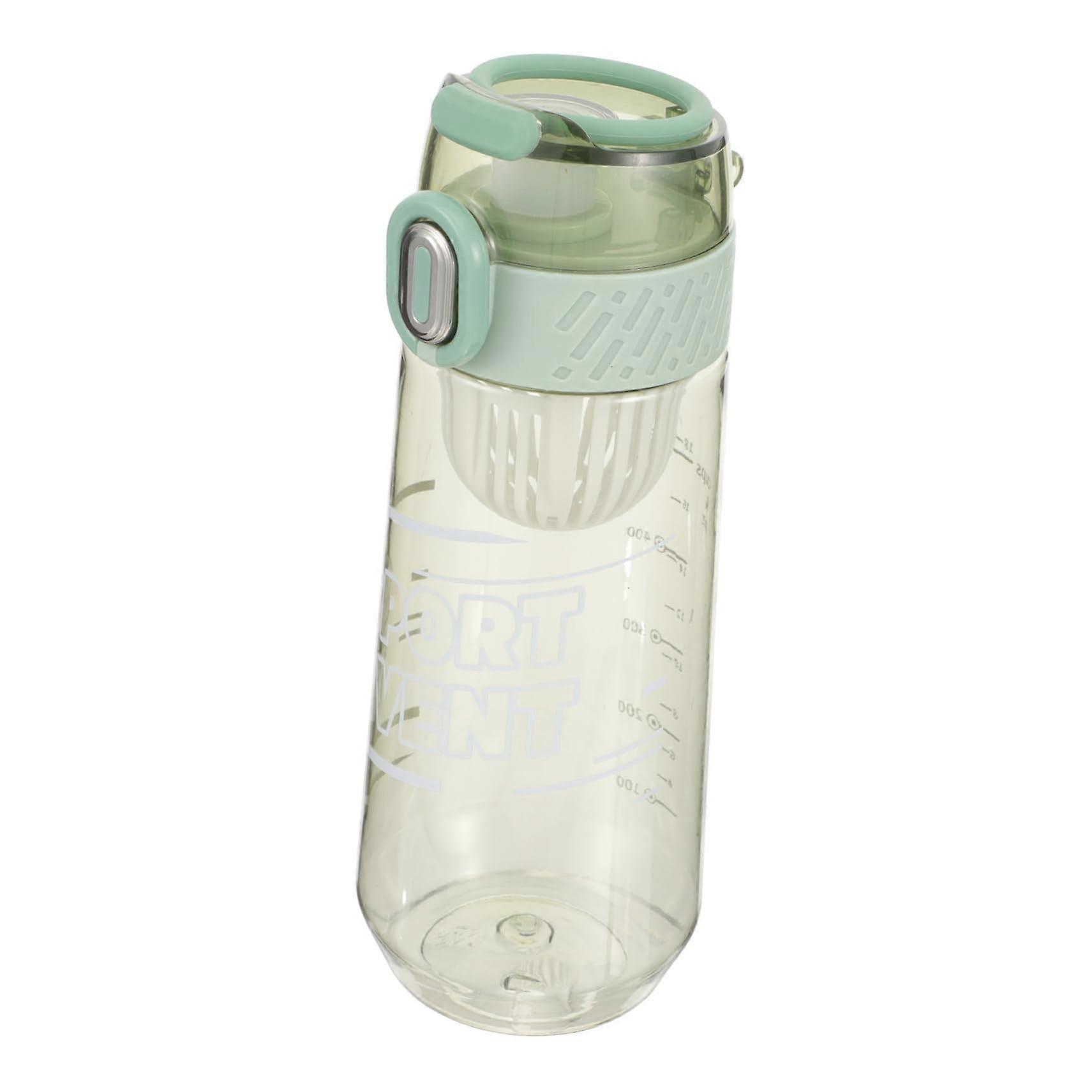 4Pack Water Drinking Bottles, Large Capacity Bottle, LeakProof Bottle, Sports Carrier Bottle, EasyTraining Bottles for Men, Light Green, Reusable
