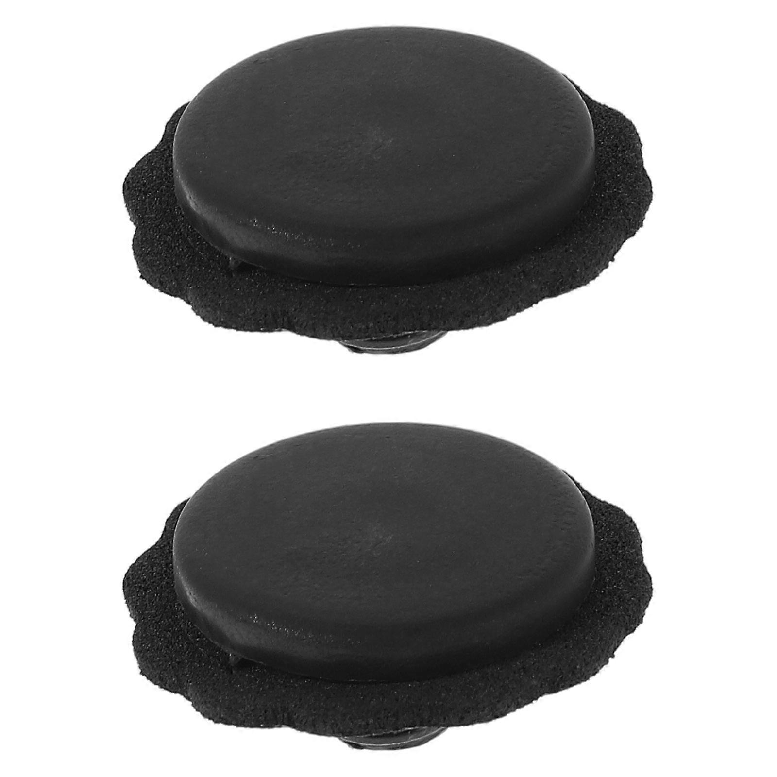 Replacement Umbrella Tip Cover 2Sets Black Plastic for Umbrella Lost Accessory