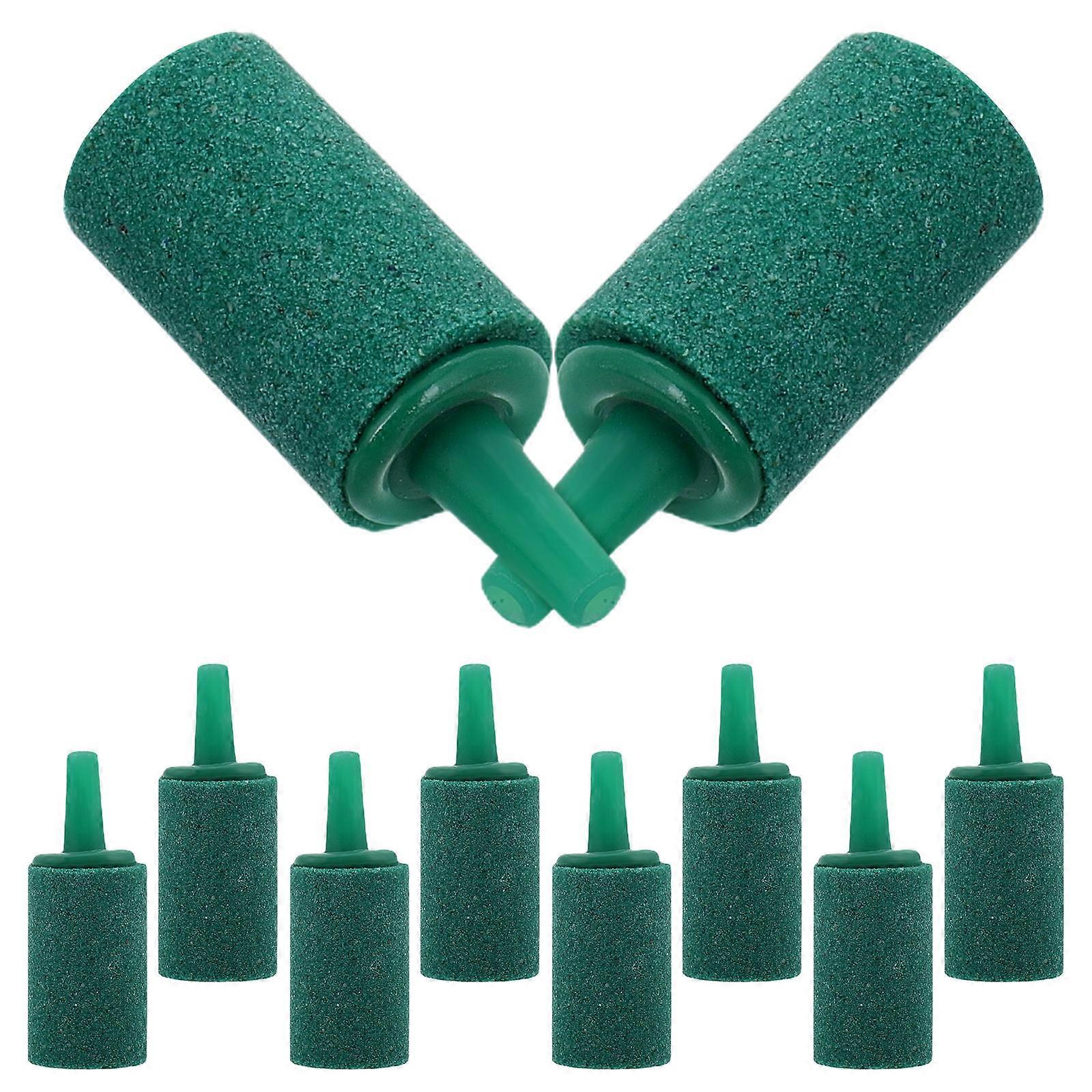 10pcs Cylinder Air Stones Diffuser for Fish Tank – Efficient Oxygen Supply, Steady Bubbles, Durable Hydroponics Accessory for Aquarium Air Pumps and