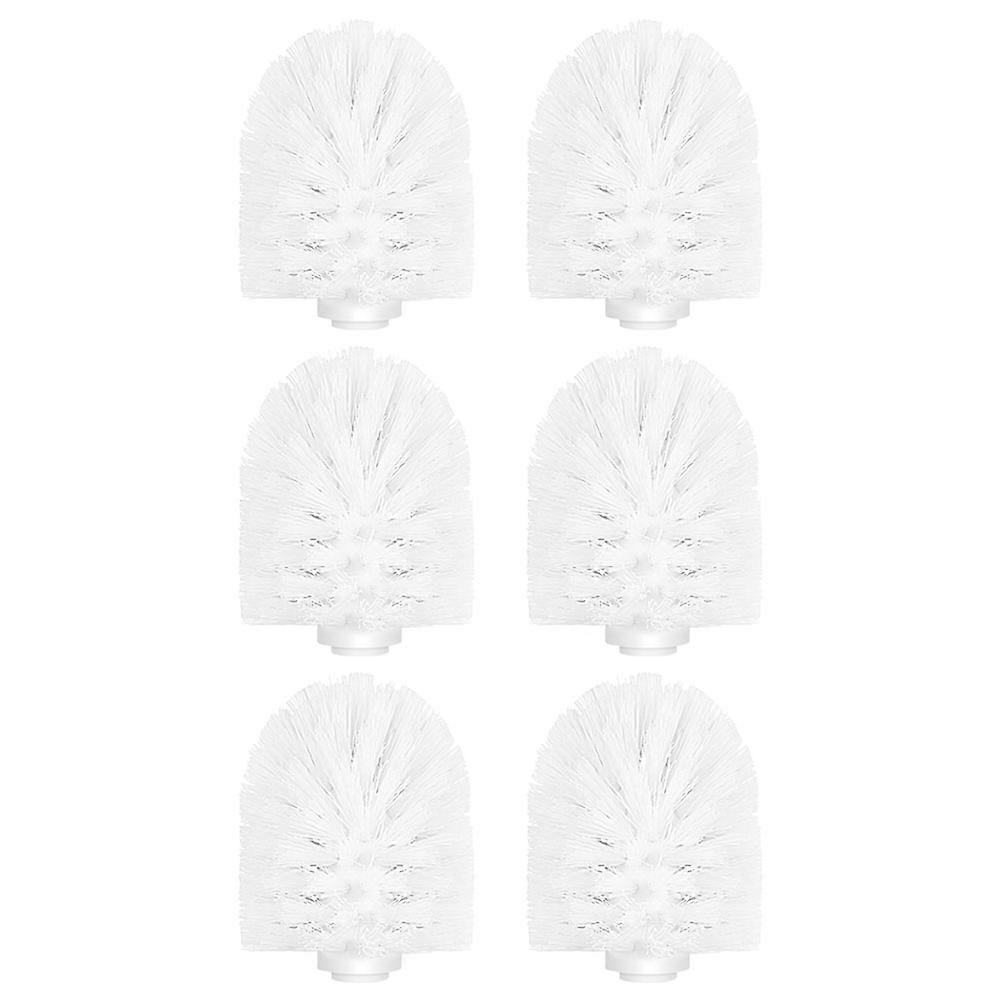 Toilet Cleaning Brush Heads Replacement Toilet Brush Apartment Owners 10X8CM 6Pack