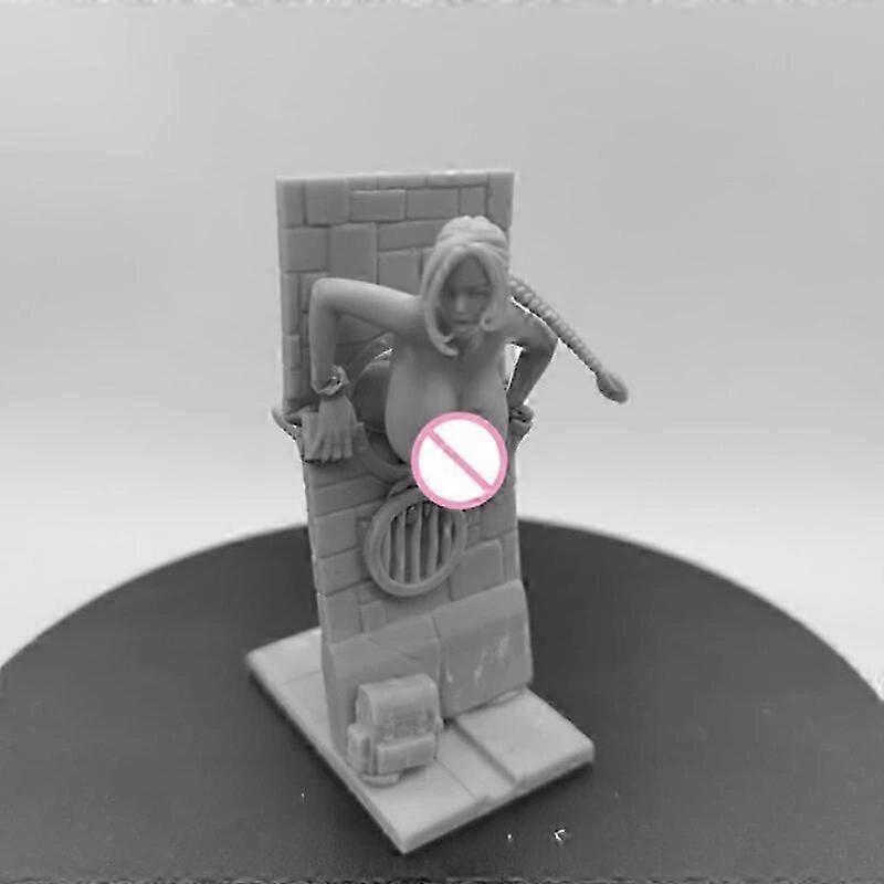 Resin Figure 1/24 Scale 75mm Vertical Height Explore Girls DIY Assemble Model Kit Unassembled Dioramas Unpainted Toys