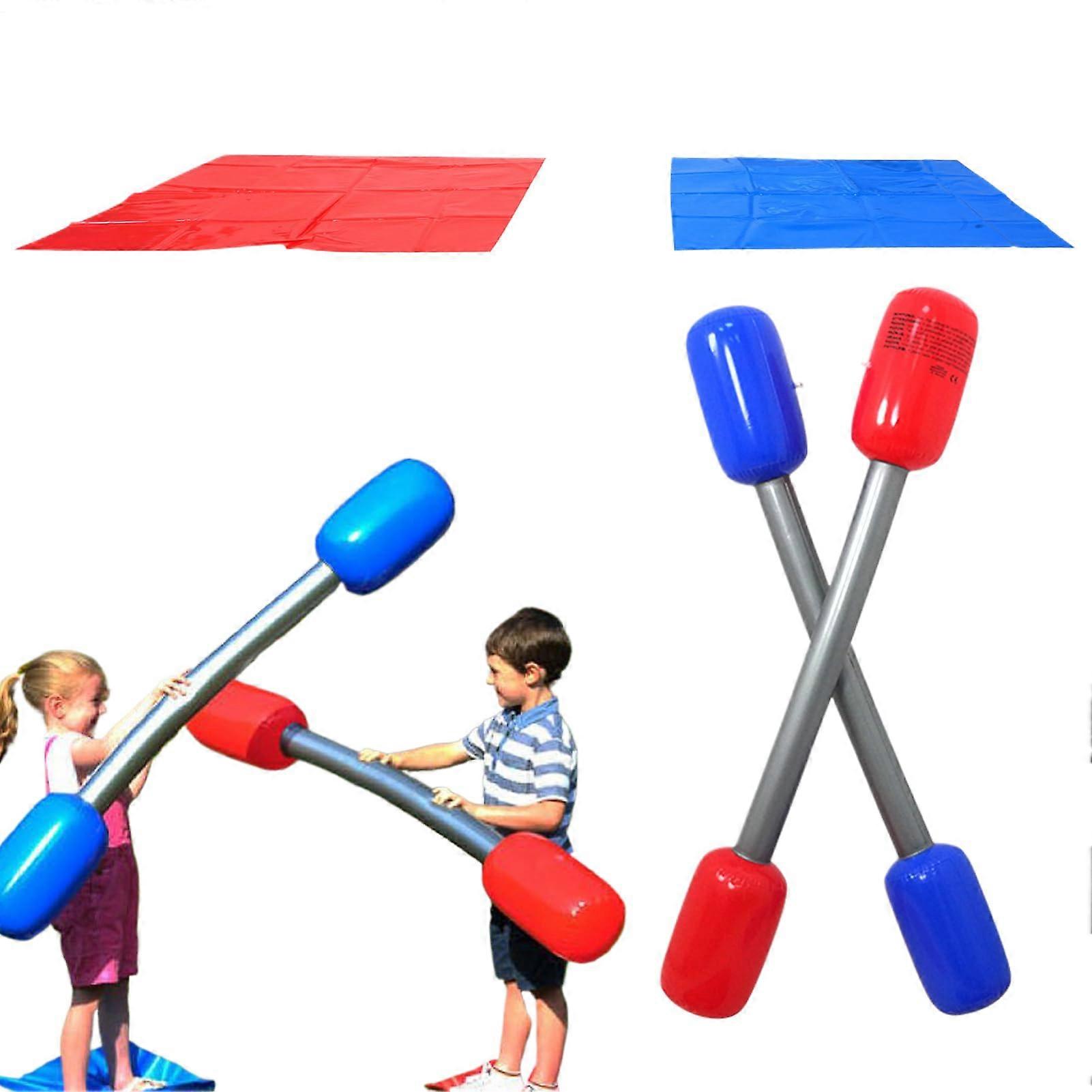 Inflatable Gladiator Game Set  Beach Batons Kit, Battle Outdoor Accessories Inflatable Gladiator Game Batons Set for Beach