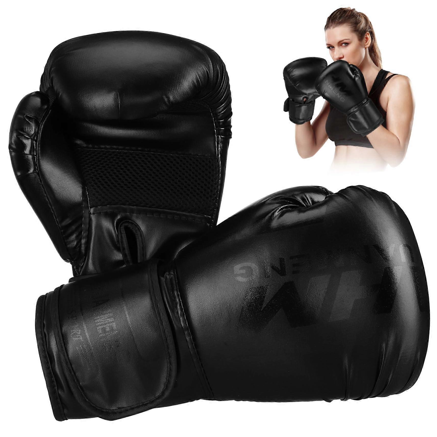 Boxing Gloves Real Leather 12 oz for Men Training and Competition