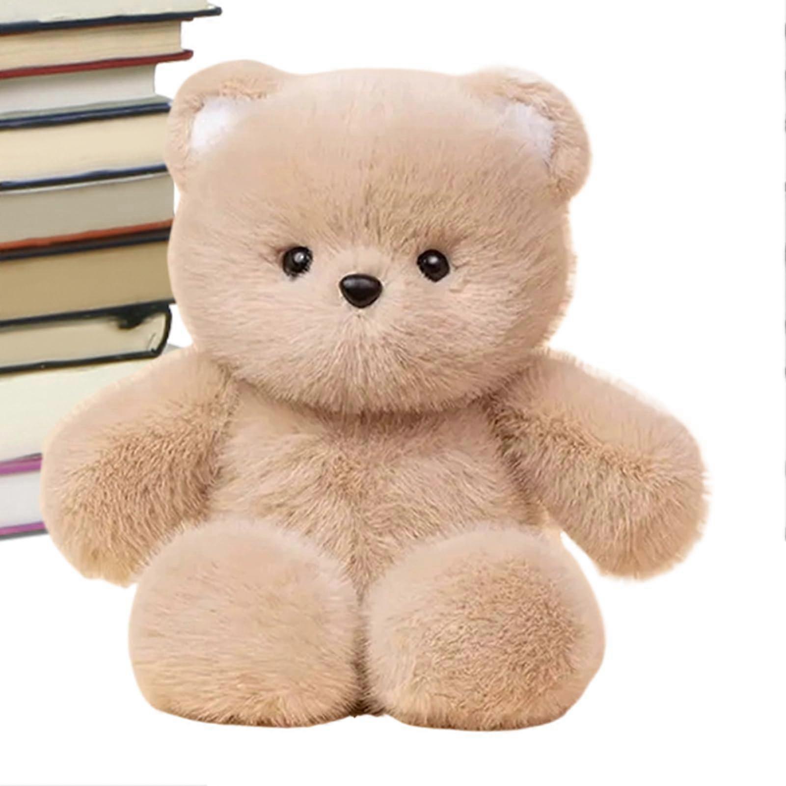 Soft Plush Toy Bear and Cat - Cuddly Sleep Cushion for Kids and Adults, Ideal for Playing and Decorating, Small Size