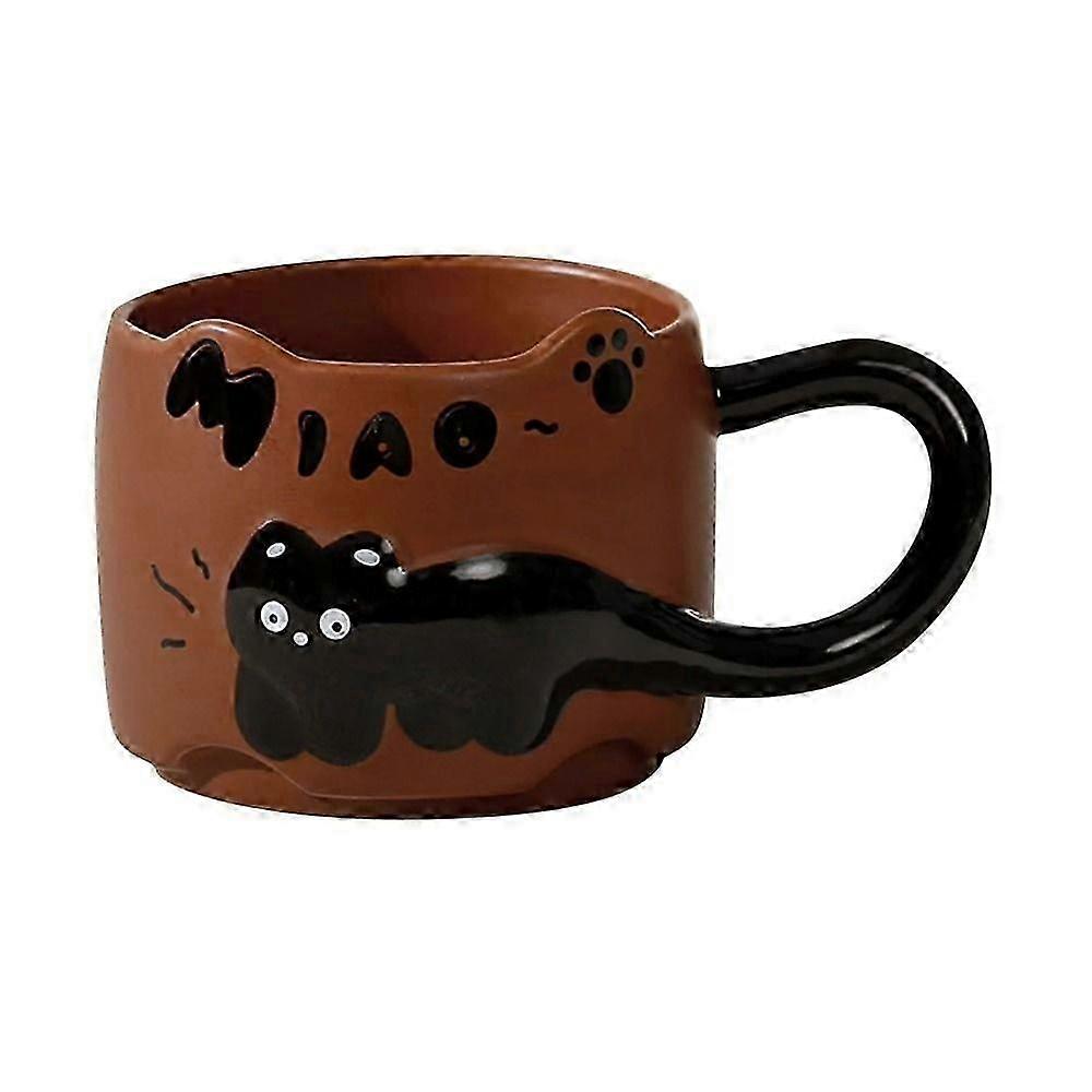 Cat Cat Stacked Cup,Cute Stackable Coffee Mugs,Ceramic Funny Animal Coffee Mugs